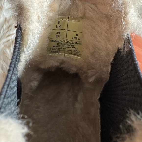 Dr. Martens Brown Fur-Lined Chelsea Boots - Picture 5 of 6